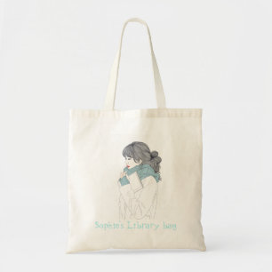 Tela chica Guay con bolso de biblioteca