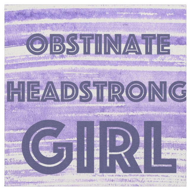 TELA CHICA OBSTINADO CABEZA PURPLE TEJIDO (De cerca)