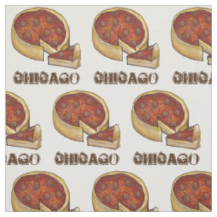 Tela CHICAGO IL Illinois Pepperoni Comida Pizza profund