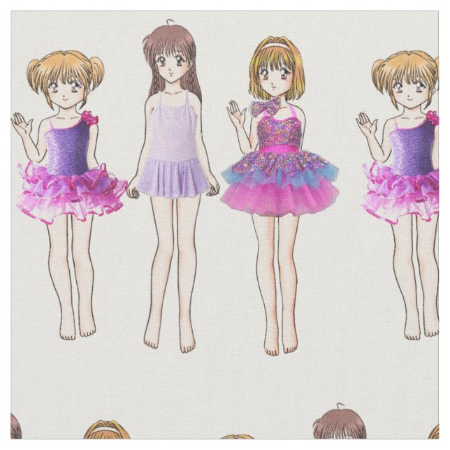 Tela Chicas de la danza (De cerca)