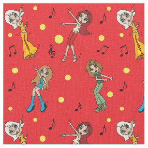 Tela Chicas Personalizados bailarines