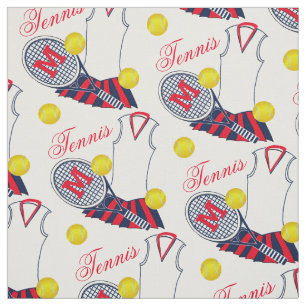 Tela Chicas Racquet y Bolas Monograma