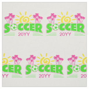Tela Chicas Soccer Sunshine Palm Trees