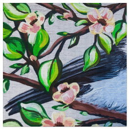 Tela Chickadee Floral Fabric