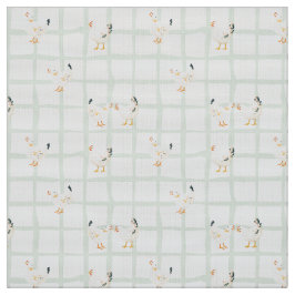 Tela Chicken picnic checkered pattern 