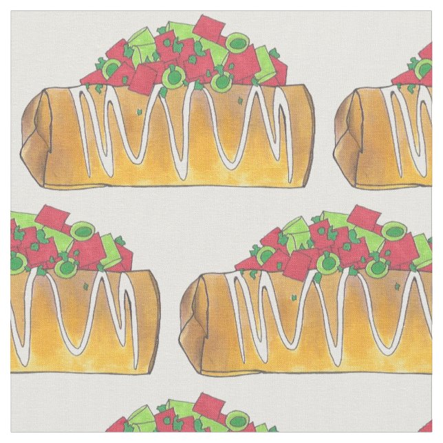 Tela Chimichangas Southwestern Fried Burrito Tex Mex (De cerca)