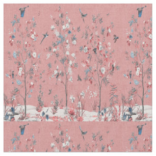 Tela Chinoiserie rosa