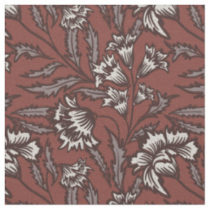 Tela Chintz flora botánica dopamina decoración