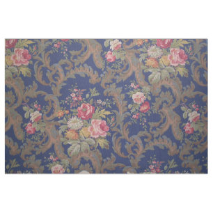 Tela Chintz florido de estilo victoriano
