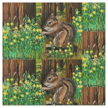 Chipmunk de flor solar