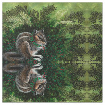 Chipmunk en el bosque Moss