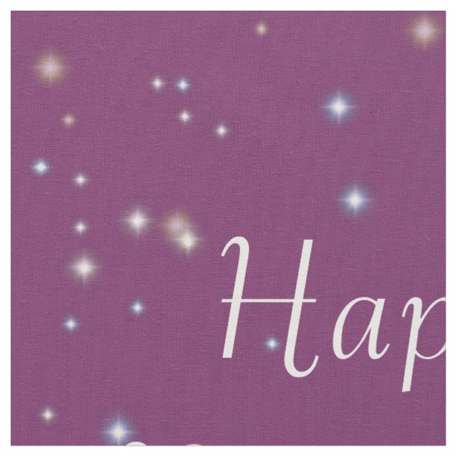 Tela Chispa estrellada del feliz cumpleaños (De cerca)