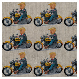 Tela Chiste presidente Donald tramp en bicicleta - meme