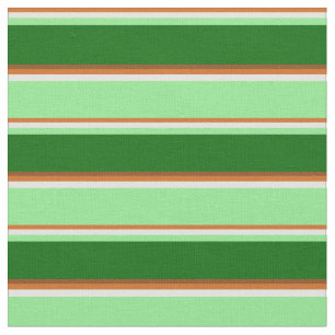 Tela Chocolate, amarillo, verde claro, verde oscuro y m