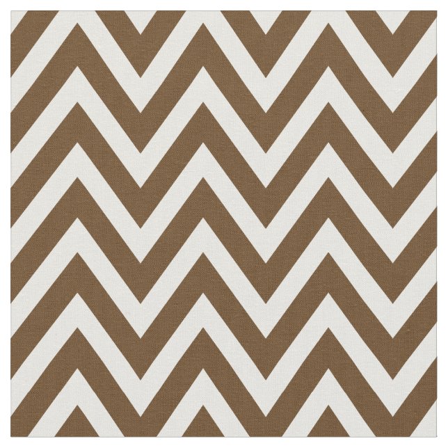 Tela Chocolate Brown estribos modernos de chevron (De cerca)