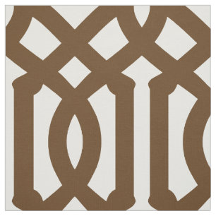 Tela Chocolate Brown Trellis Grande