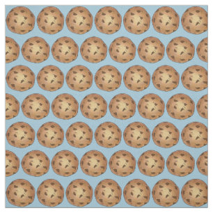 Tela Chocolate Chip Cookies Blue Bake Sale de postre