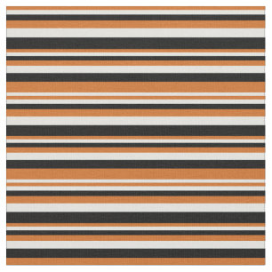 Tela Chocolate, cian ligero y líneas negras