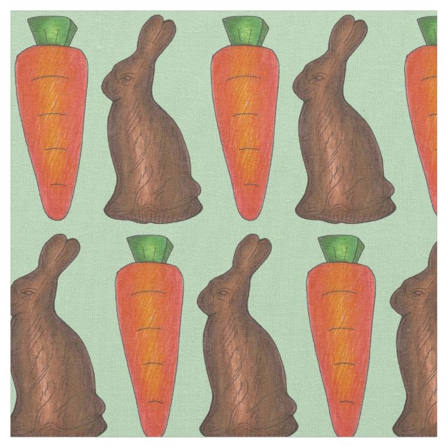 Tela Chocolate Easter Bunny Rabbit Candy (De cerca)