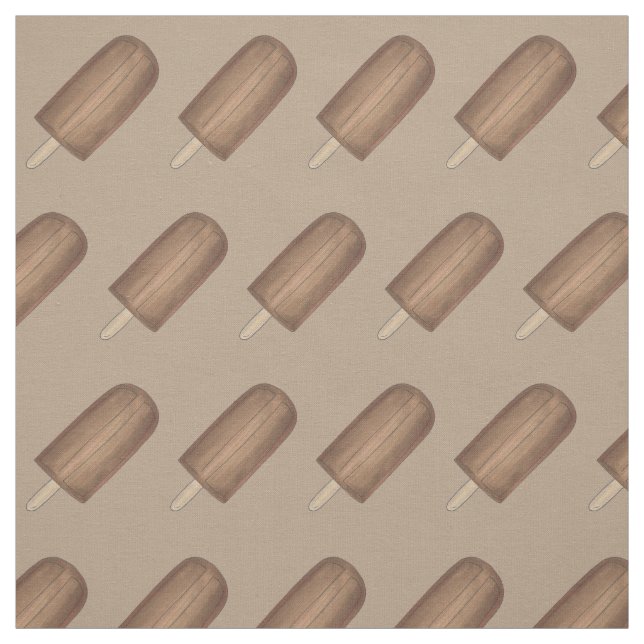 Tela Chocolate Fudge Pop Fudgesicle Popsicle Ice Crema (Retal)