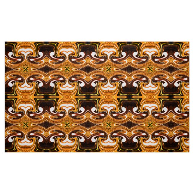 Tela chocolate rico en cosecha ("Cuarto gordo" (fat quarter))
