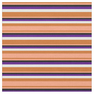 Tela Chocolate, salmón claro, negro, índigo, crema de m