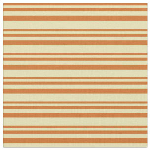 Tela Chocolate y franjas de Tan