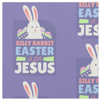 Tela christian Easter Bunny jesus christ