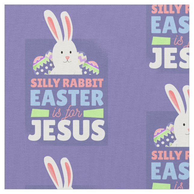 Tela christian Easter Bunny jesus christ (De cerca)