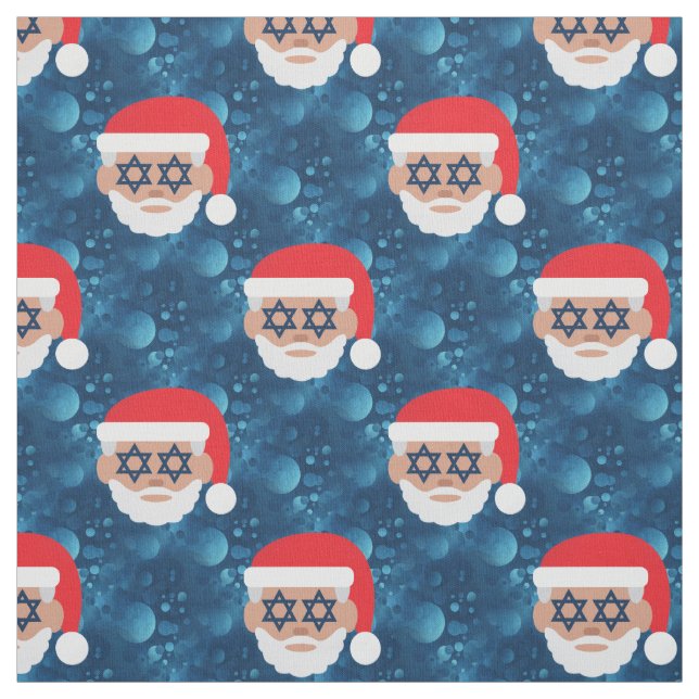 Tela christmukkah santa emoji (Retal)