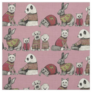 Tela chus vintage rosa
