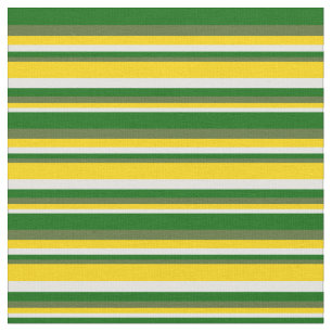 Tela Cian claro, amarillo, verde oliva oscuro y verde o