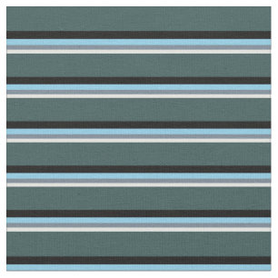 Tela Cian claro, gris pizarra, azul cielo, negro y gris