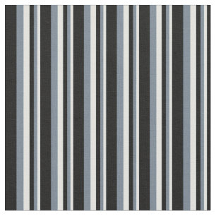 Tela Cian claro, gris pizarra y líneas negras