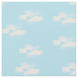 Tela Cielo azul con nubes onduladas