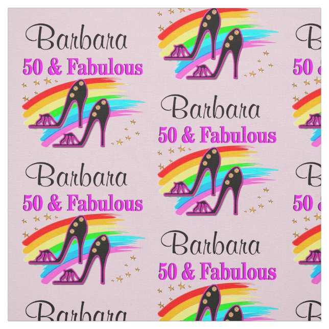 TELA CINCO PERSONALIZADO 50 Y TEJIDO FABULOSO (Retal)