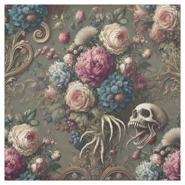 Tela Cínico domingo - Tile gótico de declaraciones vict (Retal)