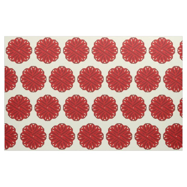 Tela Cinta de flores de Borgoña ("Cuarto gordo" (fat quarter))