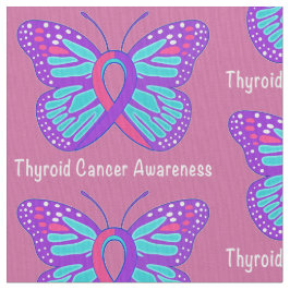 Tela Cinta de la conciencia de la mariposa del cáncer