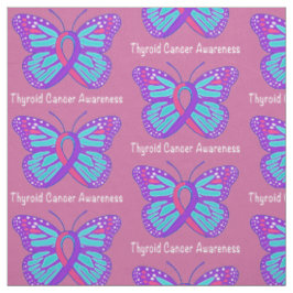 Tela Cinta de la conciencia de la mariposa del cáncer