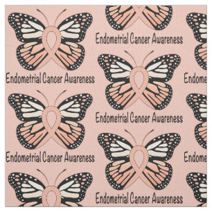 Tela Cinta de la conciencia de la mariposa del cáncer