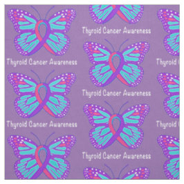 Tela Cinta de la conciencia de la mariposa del cáncer