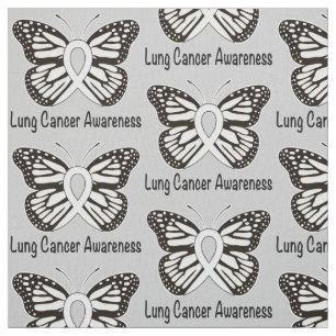 Tela Cinta de la conciencia de la mariposa del cáncer