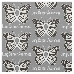Tela Cinta de la conciencia de la mariposa del cáncer