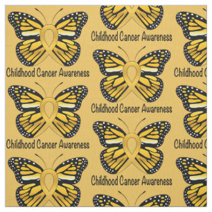 Tela Cinta de la conciencia de la mariposa del cáncer