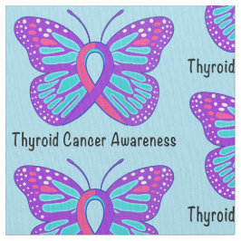 Tela Cinta de la conciencia de la mariposa del cáncer