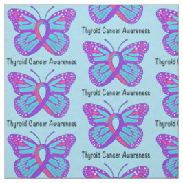 Tela Cinta de la conciencia de la mariposa del cáncer
