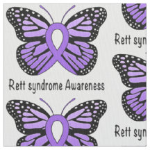 Cinta de la conciencia de la mariposa del síndrome