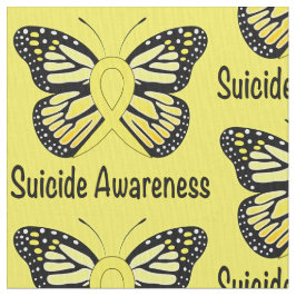 Tela Cinta de la conciencia de la mariposa del suicidio