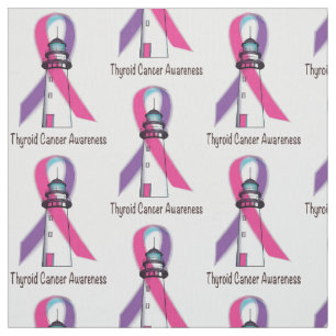Tela Cinta de la conciencia del cáncer de tiroides